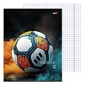 Тетрадь  48л кл. "Разные футбольные мячи-13" обложка цветная мелованная