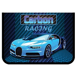 папка для труда а4 на молнии carbon racing