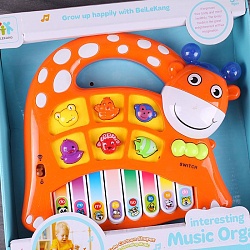 пианино "коровка". игрушка цвет ассорти