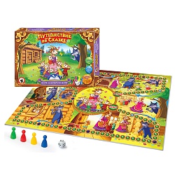 игра настольная. путешествие по сказке "волк и семеро козлят"
