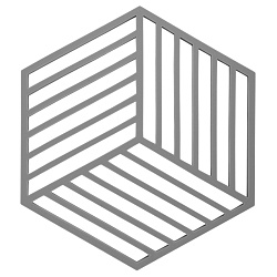 подставка под горячее в форме шестигранника ассорти