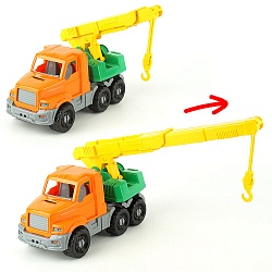 машинка кран "добрыня" строительный 20см