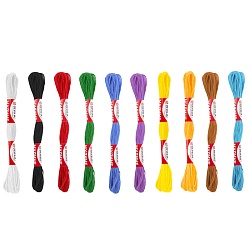 нитки для вышивания(мулине) 10 цветов, 10м