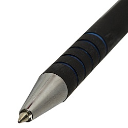 ручка авт. синяя  brauberg корпус чёрный