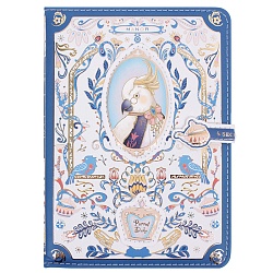 Блокнот 11,6*16,5см 112л обложка кожзам с тиснением "золото"