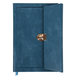ежедневник а5 недатиров. 100л обложка кож.зам. с карманом на застёжке