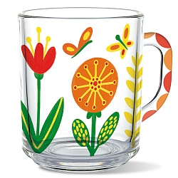 набор для творчества. кружка под роспись "цветочки"