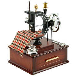 сувенир-шкатулка "швейная машинка" музыкальная (уценка)