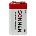 Батарейки Sonnen 6F22(типа крона)  солевая в блистере 9В