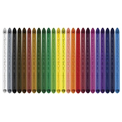 карандаши 24цв maped монолитные трехгранные
