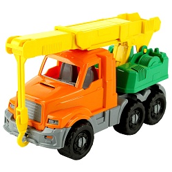 машинка кран "добрыня" строительный 20см