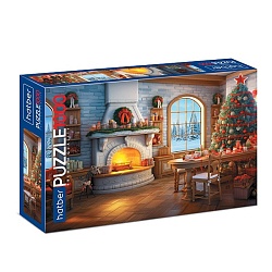 пазлы 1000 элементов  новый год. в ожидании праздника