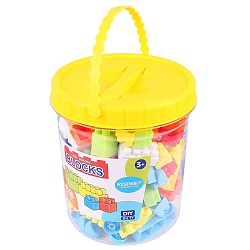 конструктор 162 детали в пластиковом ведре с крышкой