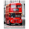 Тетрадь для записи иностранных слов 48л  Красный автобус