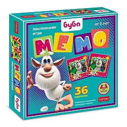 игра настольная мемо 36 карточек буба