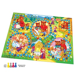 игра настольная бродилка а3 "три медведя"