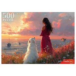 пазлы  500 элементов на закате