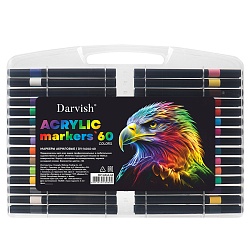 маркеры акриловые 60 цветов