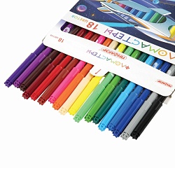 фломастеры 18цв "пифагор" "космическая одиссея"