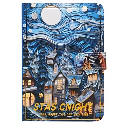 Блокнот 12,5*17,5 см 96л на магнитной застёжке "Звёздная ночь"