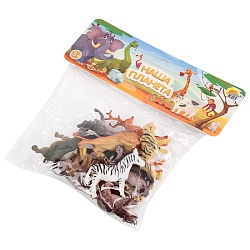 животные в наборе (12шт) дикие животные