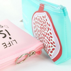 пенал мягкий тубус "фрукты "  ассорти