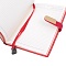 набор подарочный (ежедневник недатир.а5 с магнитной застежкой + ручка) красного цвета