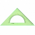 Треугольник с транспортиром 16см. 45° Neon Crystal ассорти Стамм