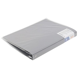 папка с 4-мя кольцами 25мм 700мкм серая