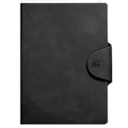 ежедневник недатированный  а5 136л snap book.чёрный