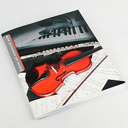 дневник  для музыкальной школы  48л. "новая скрипка" на скрепке