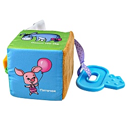 кубик мягкий развивающий "винни"