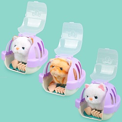 игровой набор "котик  в переноске"