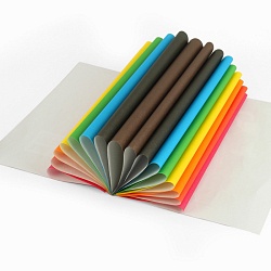 бумага цветная двухсторонняя  а4  8л. 8цв. "единорог с крыльями" на скобе