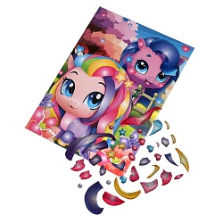 гелевая мозаика 17*23см пони 