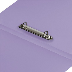 папка с 2-мя кольцами 25мм 500мкм пастель фиолетовая