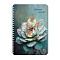 книжка записная  а5  40л. "цветок" на гребне
