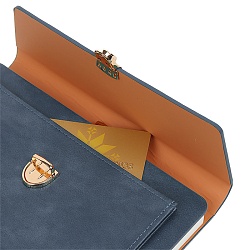 ежедневник а5 недатиров. 100л обложка кож.зам. с карманом на застёжке