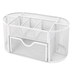 органайзер настольный металлический белый