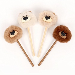 ручка шар. синяя  мишутка