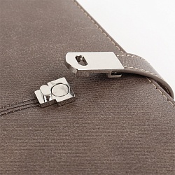 ежедневник а5 недатиров. 100л обложка кож.зам. на кольцах с магнитной застёжкой