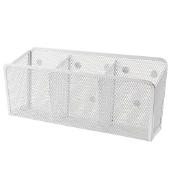 органайзер магнитный металлический 3 отделения белый