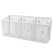 органайзер магнитный металлический 3 отделения белый