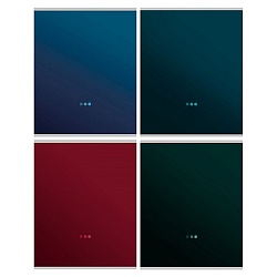 тетрадь  96л кл. "тёмная классика-1" обложка цветная мелованная