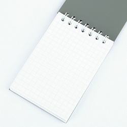 Блокнот  7*10см  60л пластиковая обложка ассорти на гребне