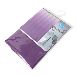 шторка для ванной с кольцами 180*180см ассорти