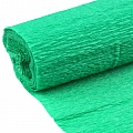 Бумага гофрированная поделочная 50*200см зеленая  "Darvish"