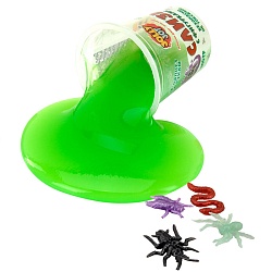 слайм слизь с фигурками, насекомые, 200 г, ассорти 6 видов, jolly jot