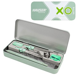 готовальня 10 предметов "xo mate" в метал. футляре