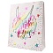 пакет подарочный 26*32*10см  "happy birthday"